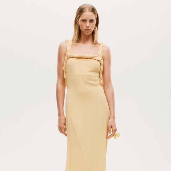 Twist-detail Crinkled Dress H&M Studio Collection - Picture 1 of 8